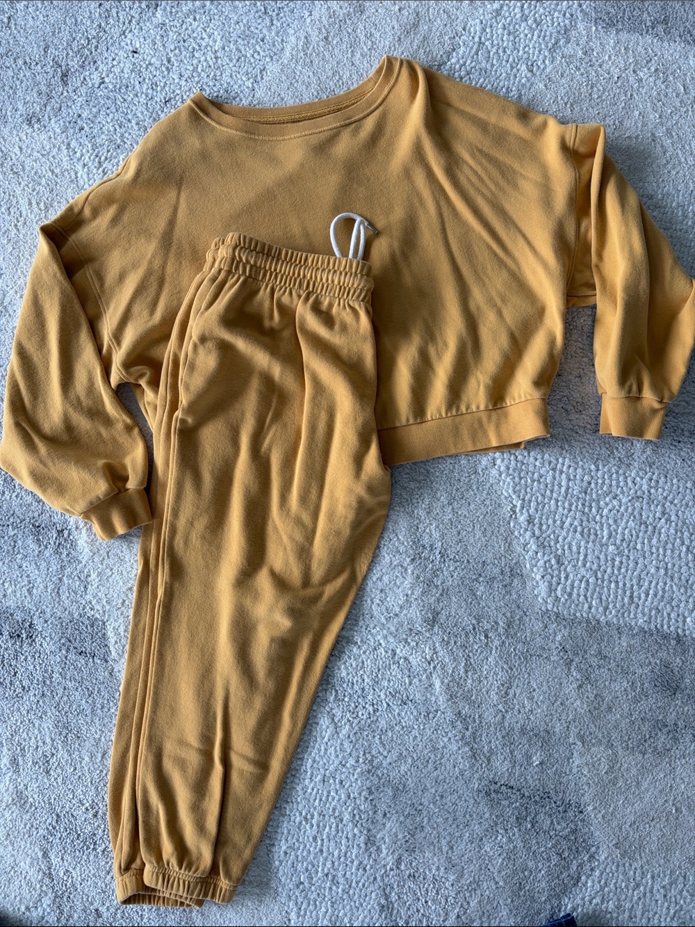 GAP Golden Mustard Sweatshirt & Jogger Set